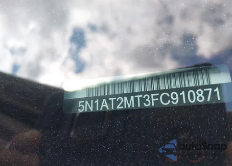 2015 Nissan Rogue S из США, поврежденный, VIN 5N1AT2MT3FC910871